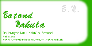 botond makula business card